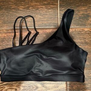 Zyia Black Metallic Light n
Tight Asym Bra, NWOT